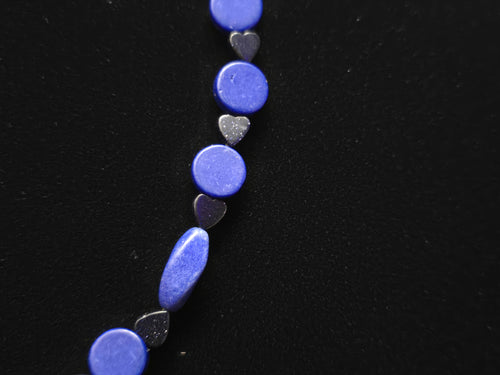 Blue Goldstone Floating Necklace
